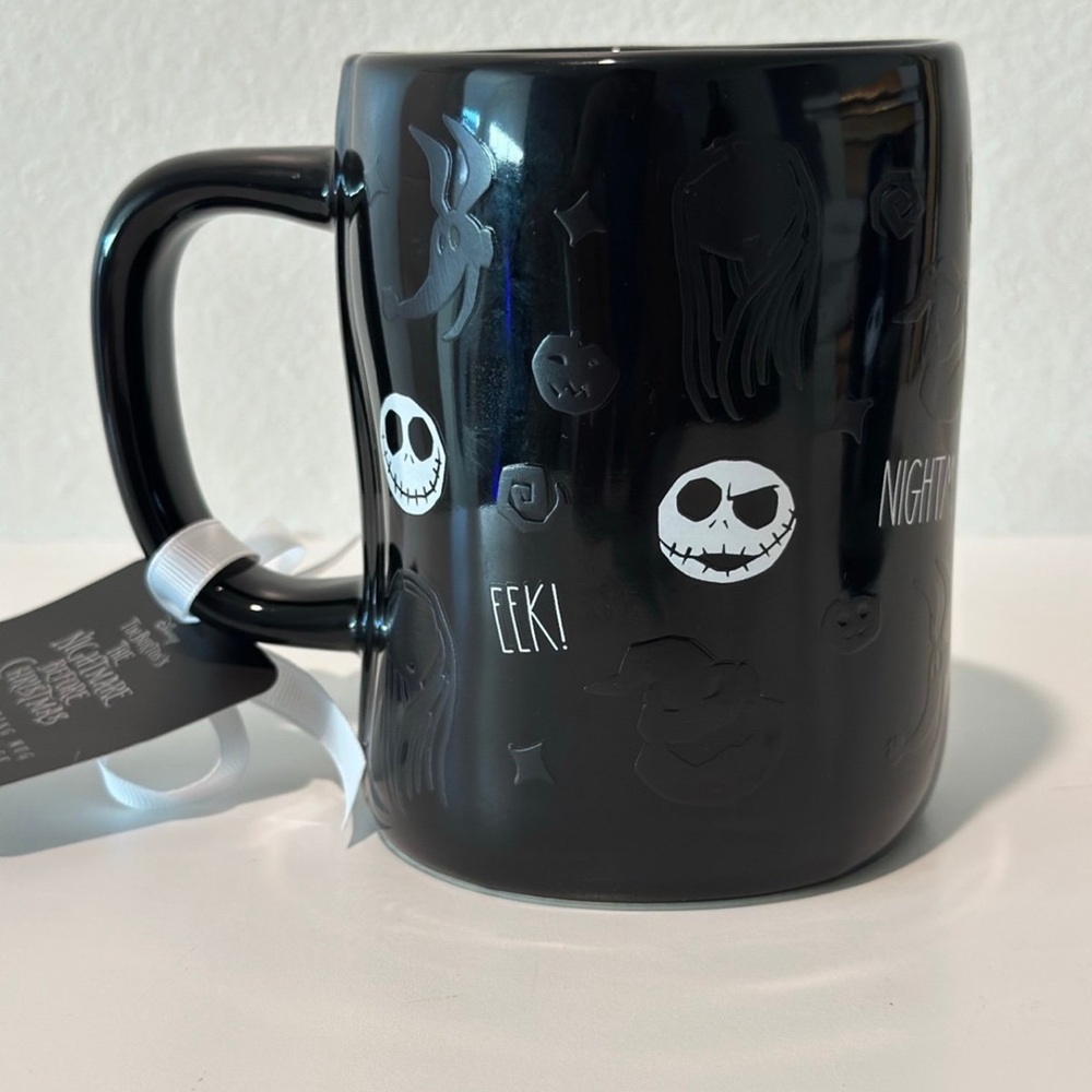 Rae Dunn Disney Nightmare Before Christmas Color Changing Mug Jack Sally Zero